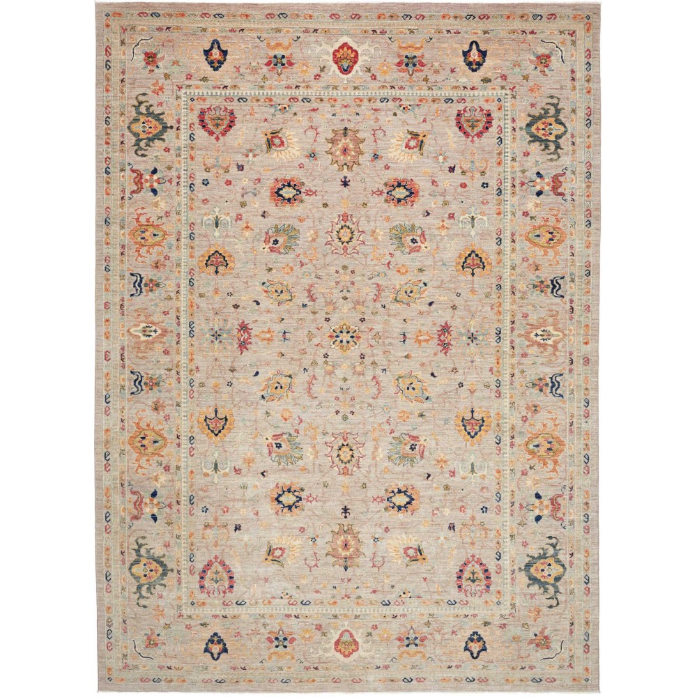 Tappeto Zigler Fine Pakistan marrone grigio 273x370