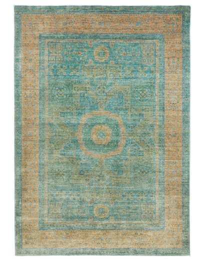 Tappeto Mamlouk Pakistan verde bianco 173x240