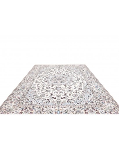 Tappeto Nain 9La Persia bianco grigio 246x348