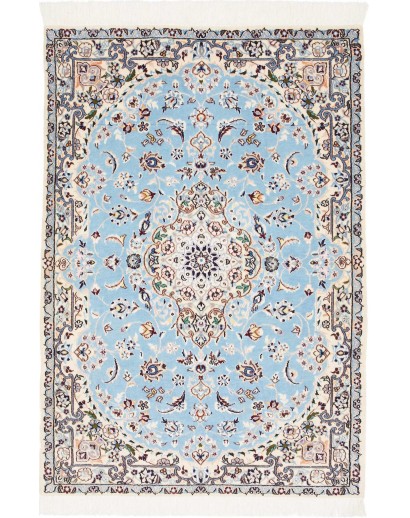 Tappeto Nain 6La Persia bianco grigio 80x118