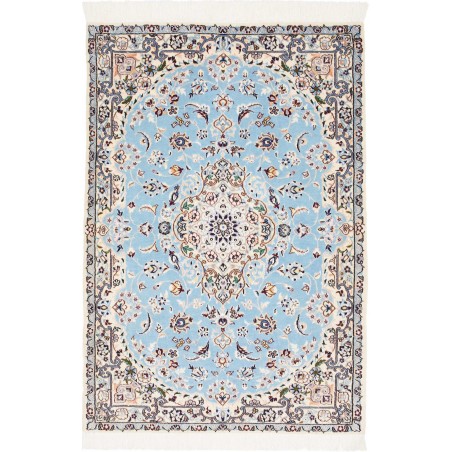 Tappeto Nain 6La Persia bianco grigio 80x118