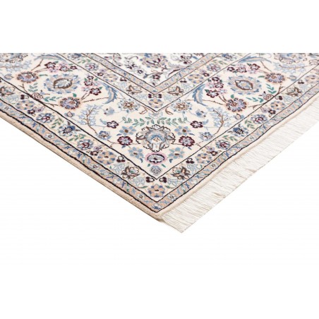 Tappeto Nain 9La Persia bianco grigio 246x348