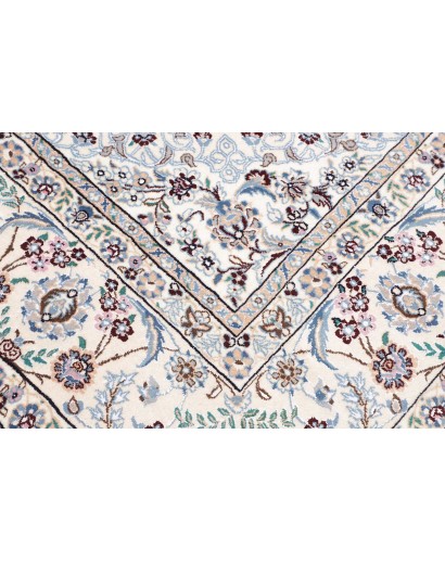 Tappeto Nain 9La Persia bianco grigio 246x348