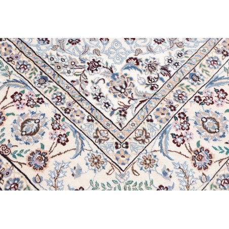 Tappeto Nain 9La Persia bianco grigio 246x348