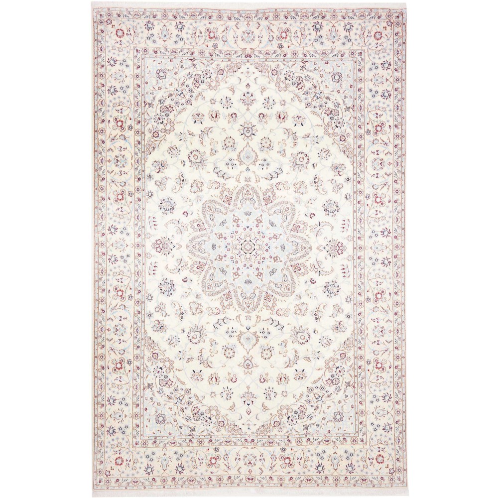 Tappeto Nain 9La Persia bianco grigio 200x305