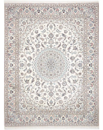 Tappeto Nain 9La Persia bianco grigio 297x390