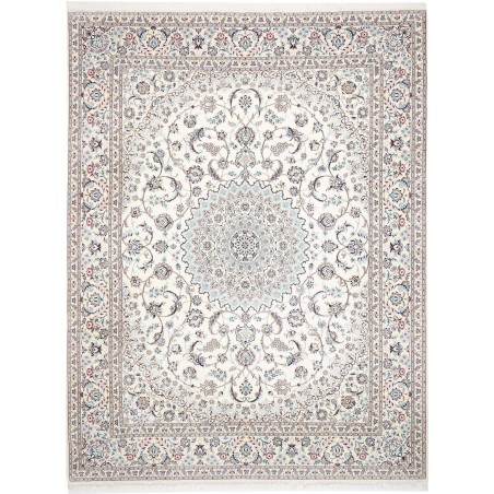 Tappeto Nain 9La Persia bianco grigio 297x390