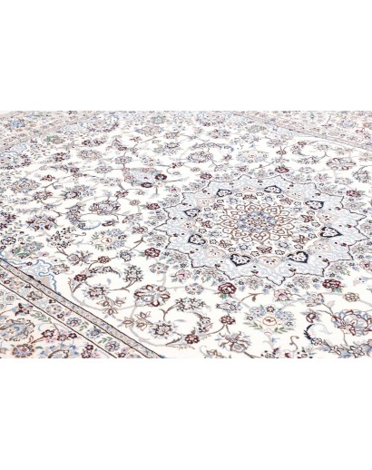 Tappeto Nain 9La Persia bianco grigio 246x348