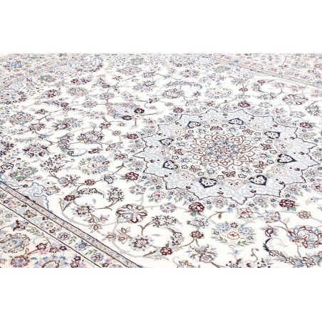 Tappeto Nain 9La Persia bianco grigio 246x348