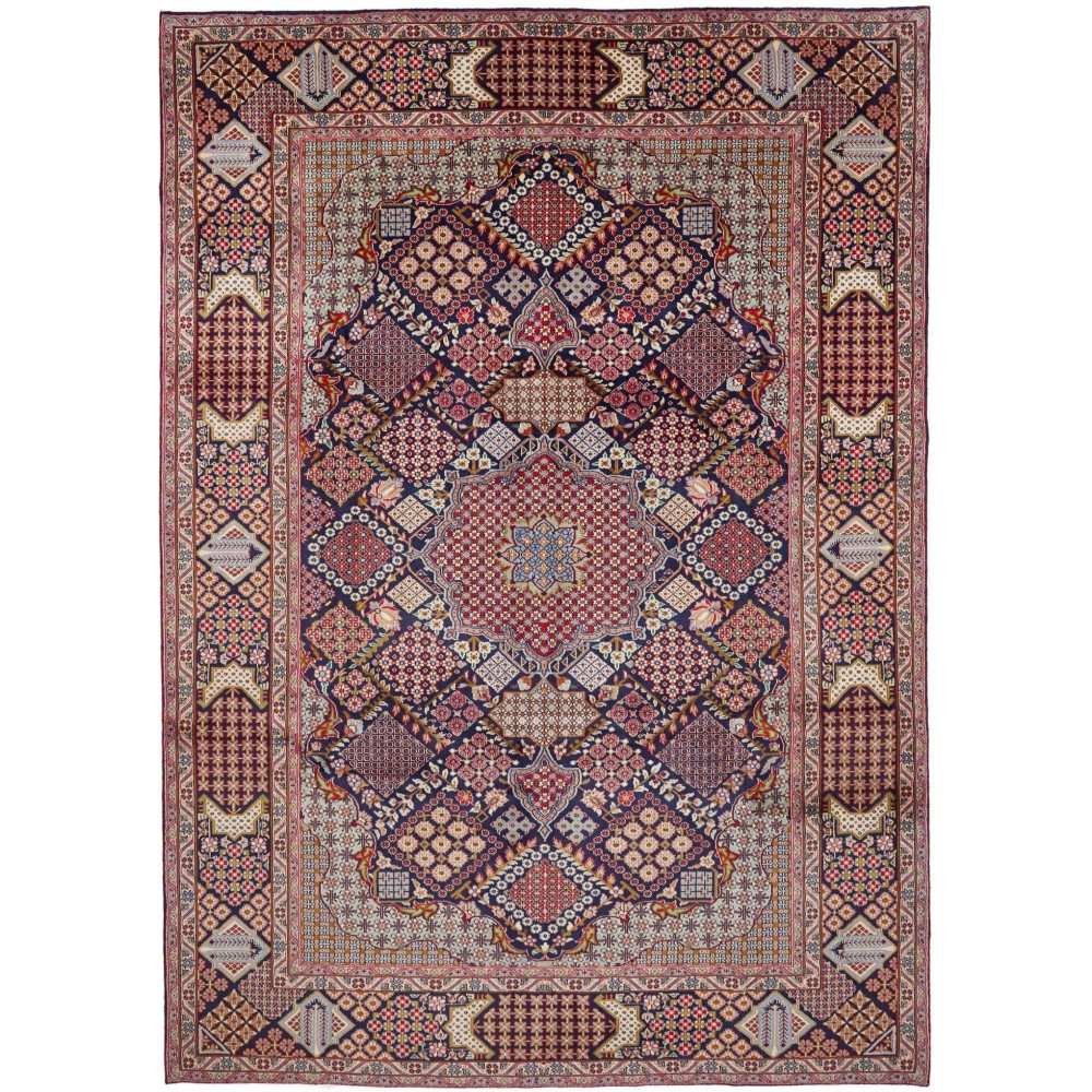 Tappeto Nadjafabad Persia azzurro grigio 305x430