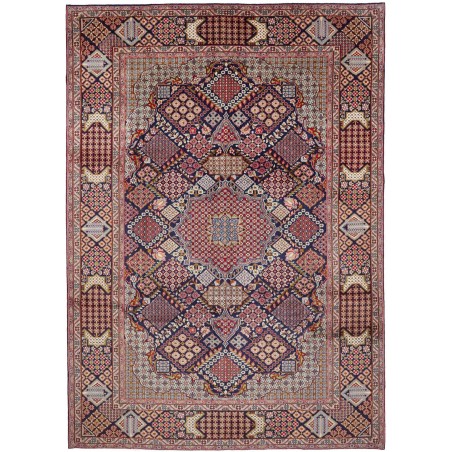 Tappeto Nadjafabad Persia azzurro grigio 305x430