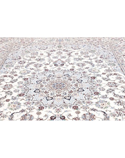 Tappeto Nain 9La Persia bianco grigio 246x348