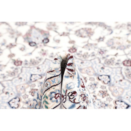 Tappeto Nain 9La Persia bianco grigio 246x348