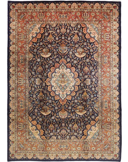 Tappeto Kashamr Zirkhaki Persia bianco marrone 248x346