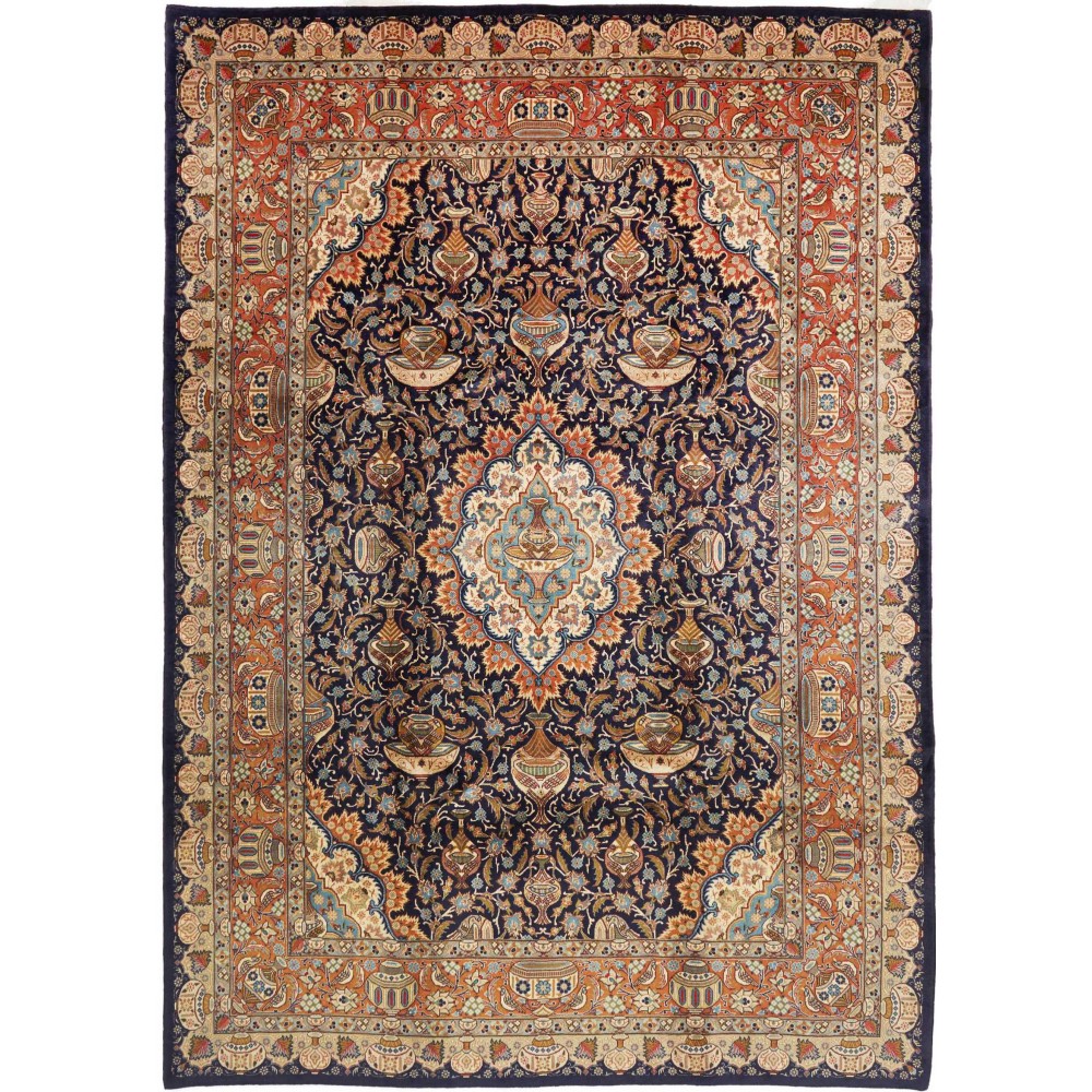 Tappeto Kashamr Zirkhaki Persia bianco marrone 248x346