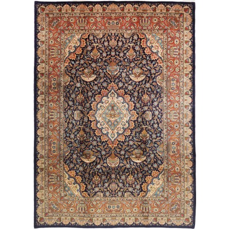 Tappeto Kashamr Zirkhaki Persia bianco marrone 248x346