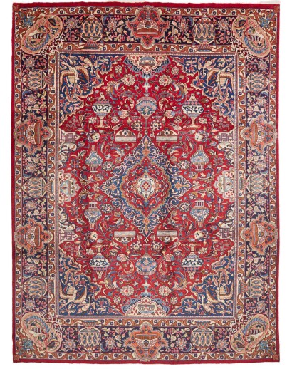 Tappeto Kashamr Zirkhaki Persia marrone grigio 293x392
