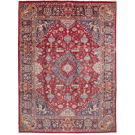 Tappeto Kashamr Zirkhaki Persia marrone grigio 293x392