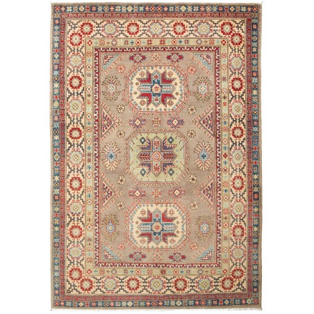 Tappeto Kazak Afghanistan marrone grigio 167x242