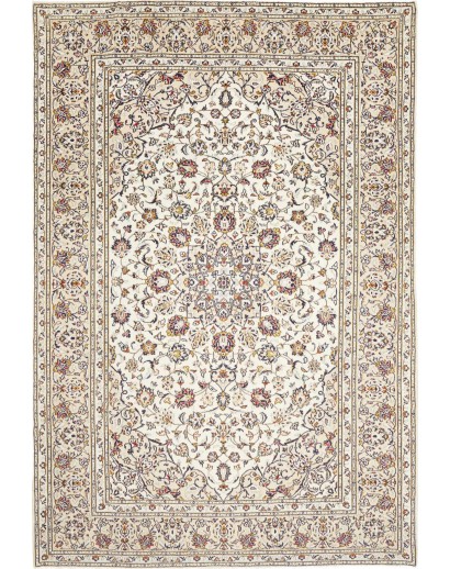 Tappeto Kashan Persia bianco 202x298