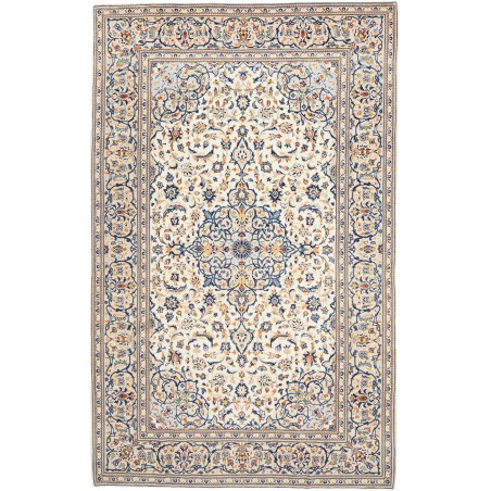 Tappeto Kashan Persia bianco grigio 200x315