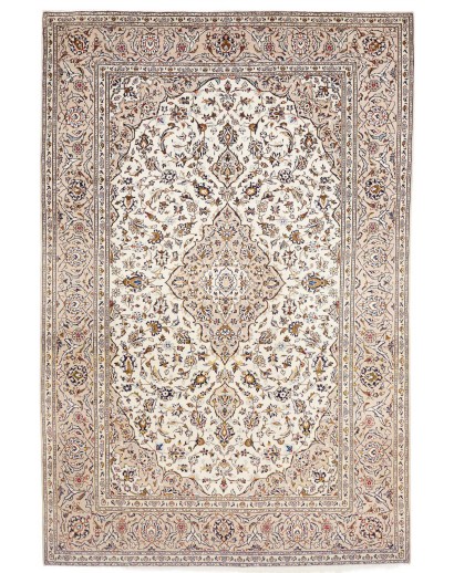 Tappeto Kashan Persia bianco 195x293