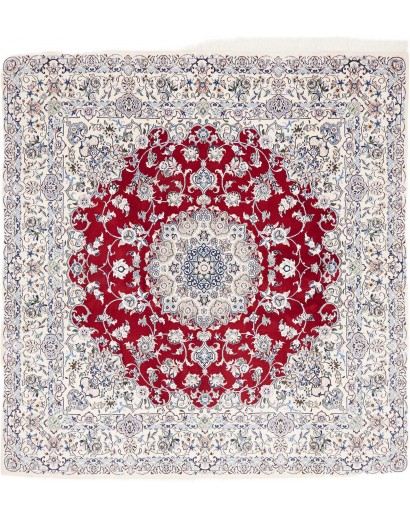 Tappeto Nain 9La Persia bianco grigio 195x205