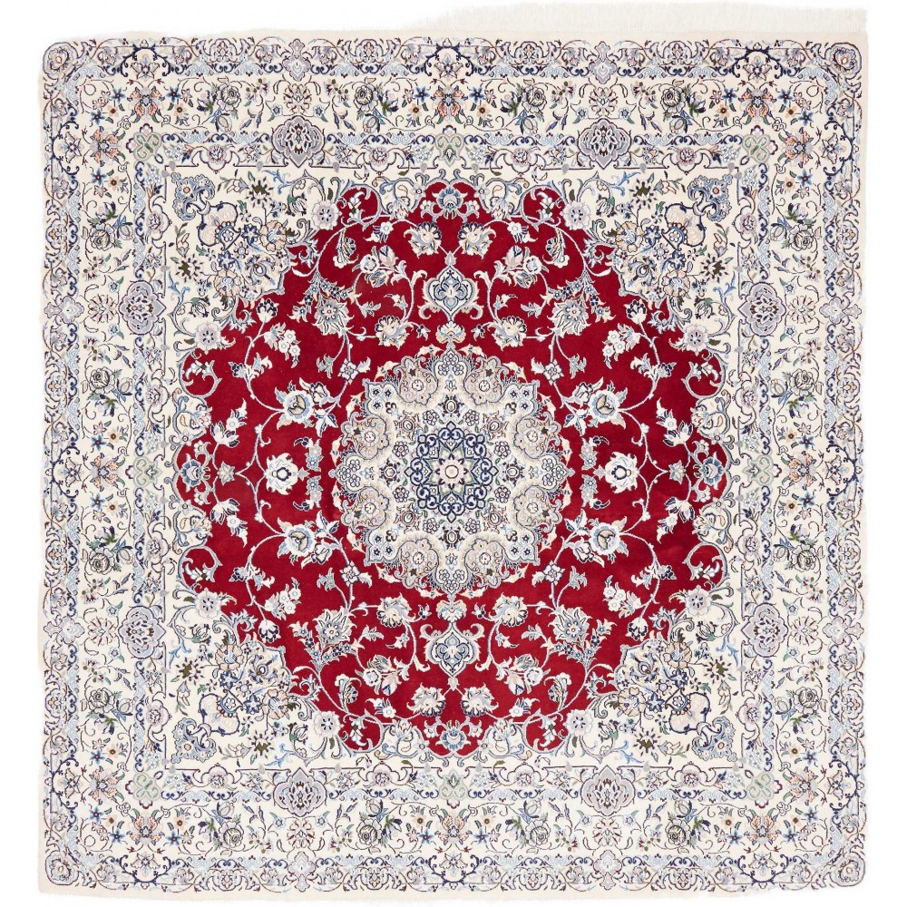 Tappeto Nain 9La Persia bianco grigio 195x205