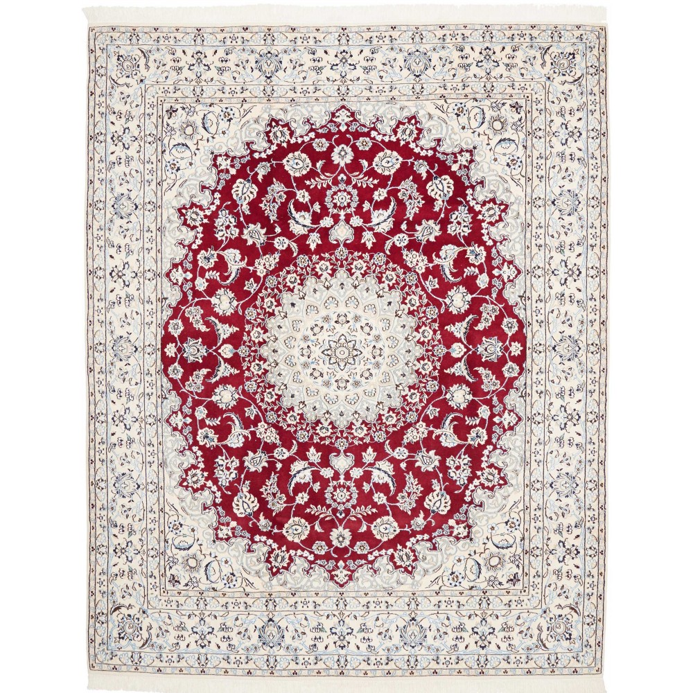 Tappeto Nain 9La Persia bianco marrone 208x262