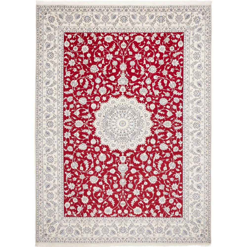 Tappeto Nain 9La Persia bianco grigio 250x340