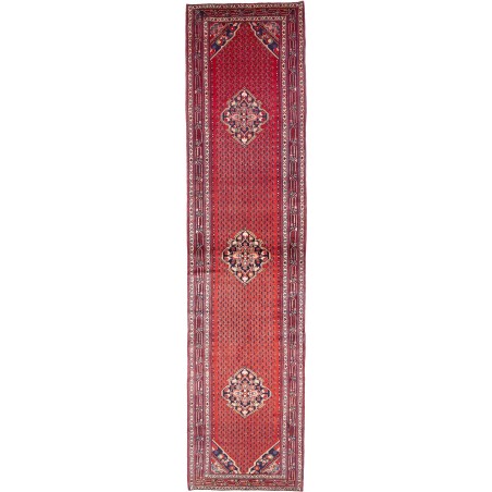 Tappeto Hamadan Persia marrone grigio 115x480