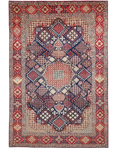 Tappeto Nadjafabad Persia bianco grigio 275x410