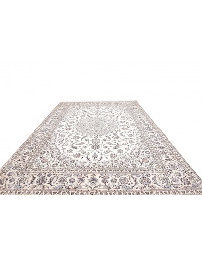 Tappeto Nain 9La Persia bianco grigio 294x406