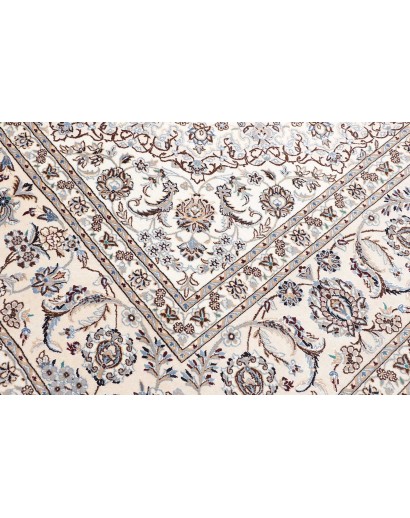 Tappeto Nain 9La Persia bianco grigio 294x406