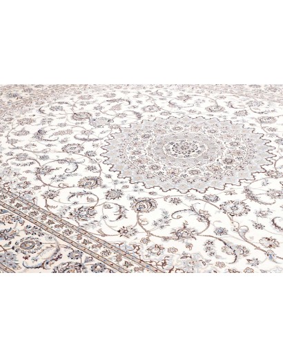 Tappeto Nain 9La Persia bianco grigio 294x406