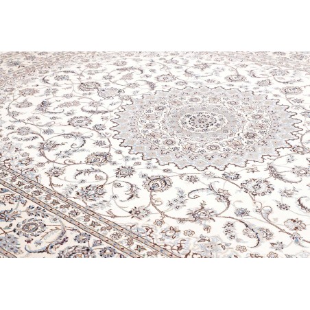 Tappeto Nain 9La Persia bianco grigio 294x406