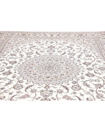 Tappeto Nain 9La Persia bianco grigio 294x406