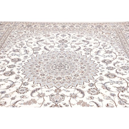 Tappeto Nain 9La Persia bianco grigio 294x406