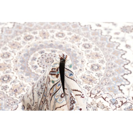 Tappeto Nain 9La Persia bianco grigio 294x406