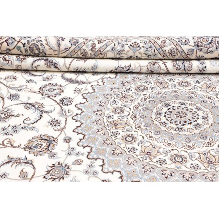 Tappeto Nain 9La Persia bianco grigio 294x406