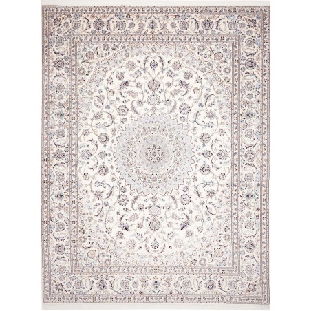 Tappeto Nain 9La Persia bianco azzurro 297x397