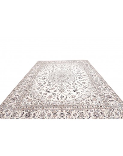Tappeto Nain 9La Persia bianco azzurro 297x397
