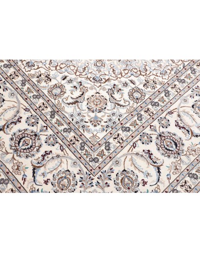 Tappeto Nain 9La Persia bianco azzurro 297x397