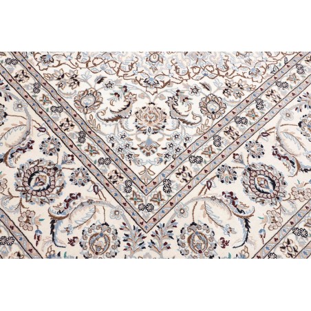 Tappeto Nain 9La Persia bianco azzurro 297x397