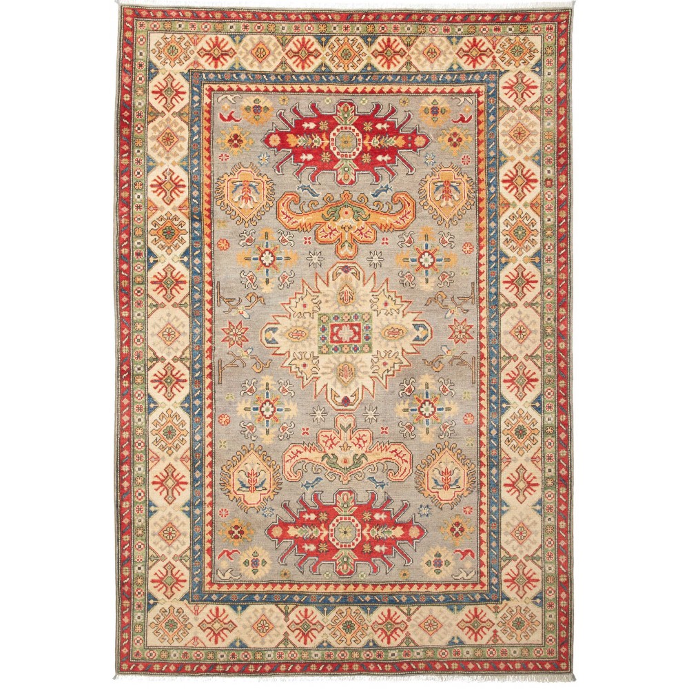 Tappeto Kazak Afghanistan marrone 166x244 Tappeto Kazak Afghanistan marrone 166x244