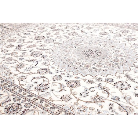 Tappeto Nain 9La Persia bianco azzurro 297x397