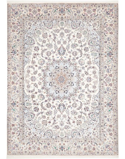 Tappeto Nain 9La Persia bianco azzurro 248x344