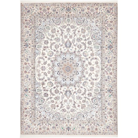 Tappeto Nain 9La Persia bianco azzurro 248x344
