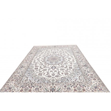 Tappeto Nain 9La Persia bianco azzurro 248x344