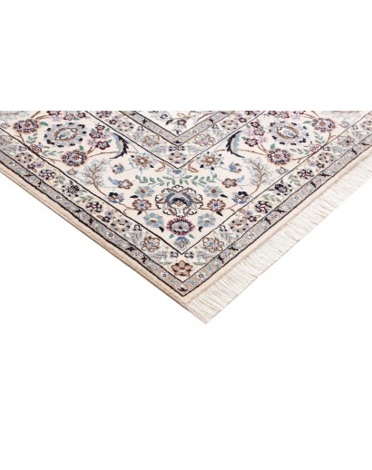 Tappeto Nain 9La Persia bianco azzurro 248x344